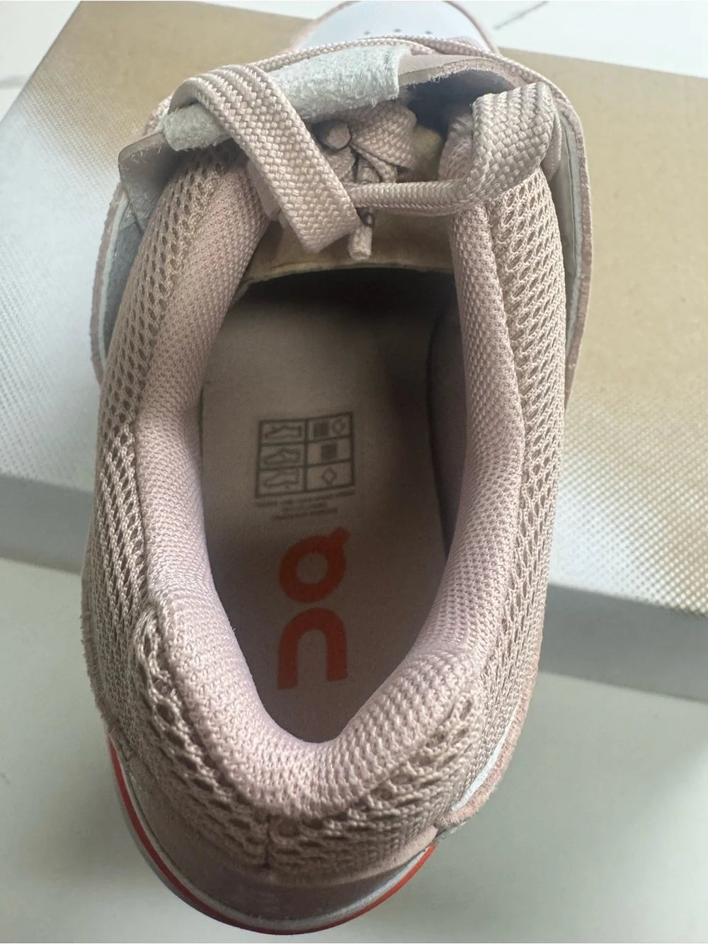 On Women's Low-Top Casual Sneaker in Blush